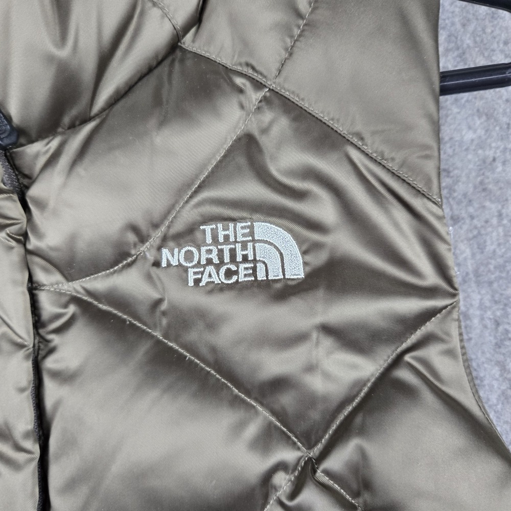 The‎ North Face Vest Womens XS Green 550 Down Fill Aconcagua Quilted Hiking - Picture 2 of 16
